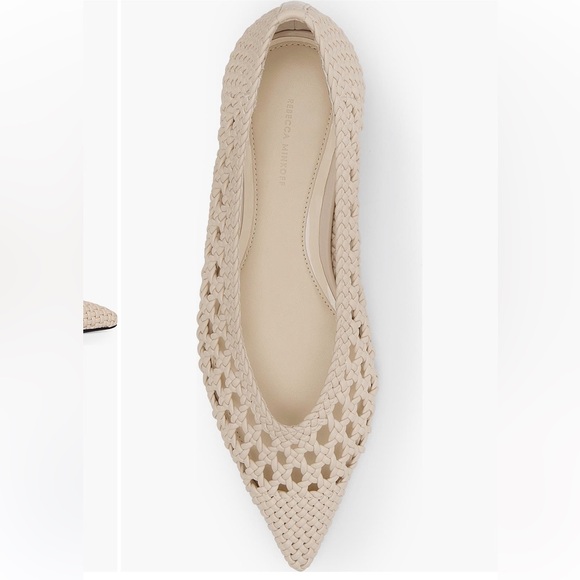 Rebecca Minkoff Shoes - BNWT Rebecca Minkoff Cream Woven Flats, size 9